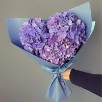 Blue Hydrangeas” Mother’s Day Bouquet – Elegant Floral Gift